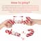 Glitzhome® 12PK 1.25"D x 10"H Candy Cane Christmas Party Crackers with Gift Contents